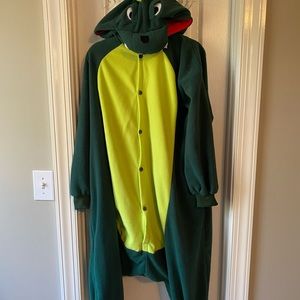 plush and soft dinosaur onesie!!